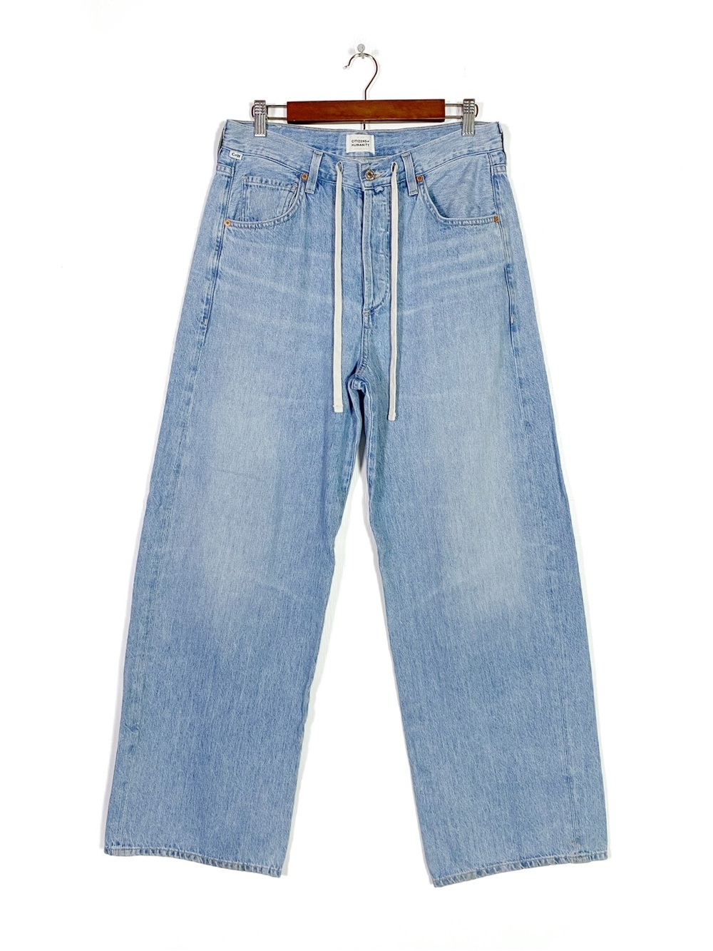Citizens of Humanity Brynn Drawstring Trouser Jeans Blue Lace - Picture 3 of 7